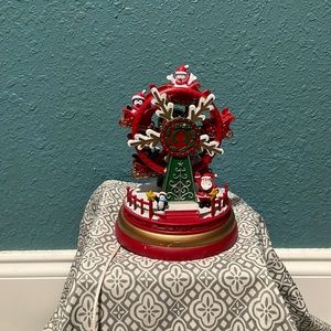 Christmas merry go round with bears, Santa, penguin & music.